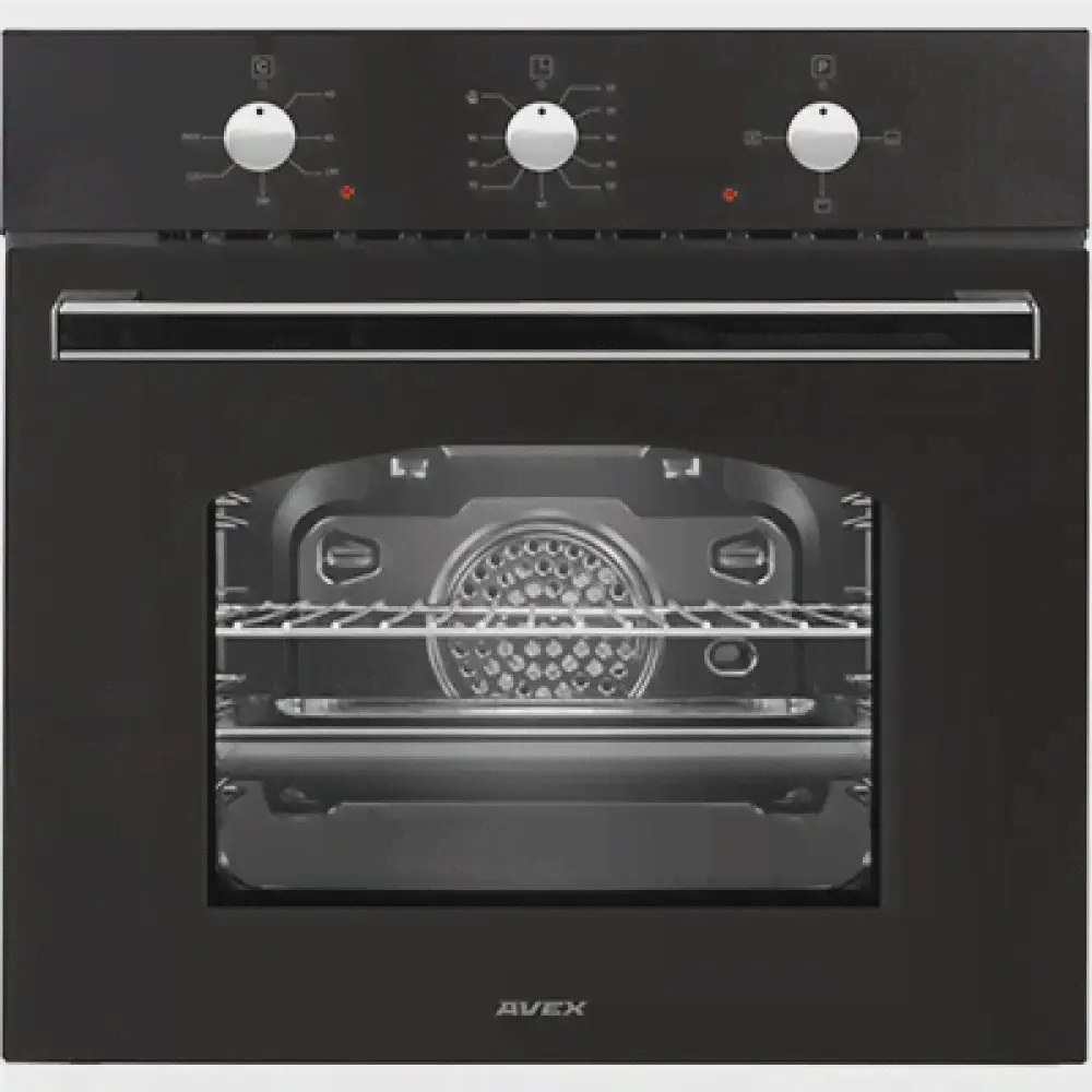 Электрический духовой шкаф Avex SB 6060, черный, встраиваемый-0